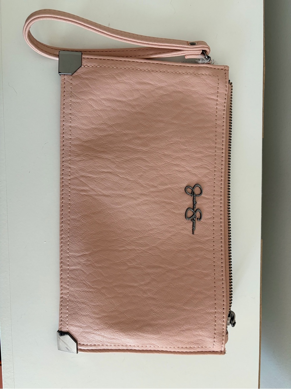 Jessica Simpson Blush Pink Wristlet Clutch